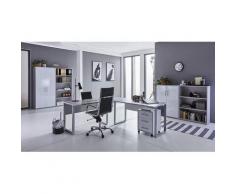 BMG Büro-Set Tabor Office 1, (Set, 8 St.) grau Arbeitszimmer Büro Made in Germany - Möbel
