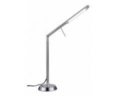 TRIO Leuchten LED Schreibtischlampe FILIGRAN, silberfarben, nickelfarben