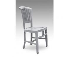 SIT Stuhl "Spa", grau, taupe Vintage, antikisiert lackiert