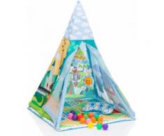 Fillikid Spielzelt Tipi, Landschaft bunt Kinder Spieltunnel Outdoor-Spielzeug Spielzelte