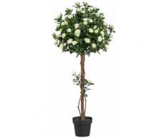 Gasper Kunstpflanze Rosenkugelbaum, beige, weiß