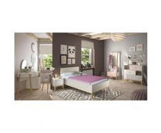 Gami Jugendzimmer-Set Alika, (Set, 6 St.) braun Komplett-Jugendzimmer Jugendmöbel