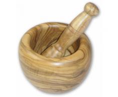 BERARD FRANCE 1892 Mörser, Olivenholz braun Mörser Kochen Backen Haushaltswaren