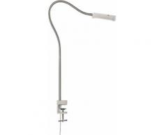 FISCHER & HONSEL LED Klemmleuchte Raik, LED-Modul, Warmweiß grau Klemmleuchten Möbelleuchten Lampen Leuchten