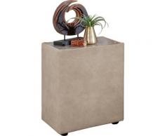 ADA trendline Nachttisch Minoa, mit Glasplatte beige Nachtkonsolen und Nachtkommoden Nachttische Tische