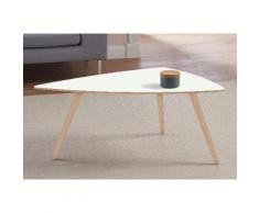 PBJ Couchtisch stick, mit Massivholzgestell weiß Couchtische eckig Tische Tisch