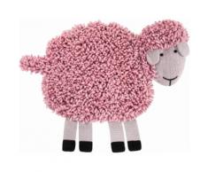 Kinderteppich Schaf Emma LUXOR living rechteckig Höhe 30 mm manuell geknüpft, rosa, rosa