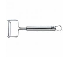 WMF Sparschäler 17 cm, Cromargan Edelstahl teilmattiert Profi Plus silberfarben Schäler Kochen Backen Haushaltswaren