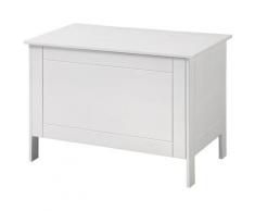welltime Wäschekorb Venezia, Breite 70 cm, aus Massivholz weiß Wäschetruhen Wäschekörbe Badmöbel