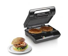 Kontaktgrill PRINCESS "117001 Compact Flex" Kontaktgrill_Standgrill_Tischgrill_Teppanyakigrill schwarz Elektrogrills entnehmbare Grillplatten, 23x13cm Grillfläche, antihaftbeschichtet