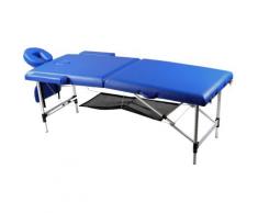 body coach Massageliege, (Set, mit Transporttasche), leichtes ALU-Gestell, einfacher Transport, Tragtrasche Rollen blau Massageliege Massagekissen, -matten -auflagen Massage Muskeltraining Körperpflege Gesundheit