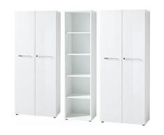 GERMANIA Büro-Set GW-Monteria (Set, 3-tlg) weiß Arbeitszimmer Büro Made in Germany - Möbel Arbeitsmöbel-Sets