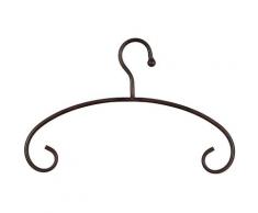 Ambiente Haus Kleiderbügel aus eisen - antikbraun, (1 tlg.) braun Ständer, Halterungen Haken Aufbewahrung Ordnung Wohnaccessoires