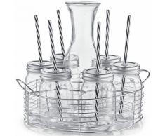 Zeller Present Gläser-Set (7-tlg.) farblos Gläser-Sets Gläser Glaswaren Haushaltswaren Trinkgefäße