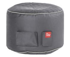 Sitzsack Gaming Sitzsack, 2 seitliche Taschen grau Sitzsäcke Sitzhocker Kleinmöbel