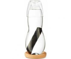 black+blum Wasserkaraffe, stylisch und auslaufsicher, mit Aktivkohlefilter für gesünderes, wohlschmeckendes Wasser, 800 ml farblos Wasserkaraffe Karaffen Gläser Glaswaren Haushaltswaren