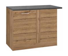 HELD MÖBEL Eckunterschrank Colmar, 110 cm, mit Metallgriff beige Unterschränke Küchenschränke Küchenmöbel Schränke