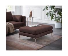 Alte Gerberei Hocker Marinus braun Polsterhocker Sessel und Sofas Couches