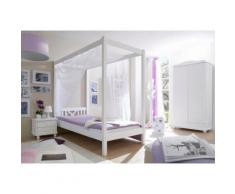 Ticaa Himmelbett LaLuna weiß Einzelbetten Betten