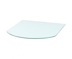 Heathus Bodenschutzplatte, Halbrundbogen, BxT: 85 x 110 cm, Milchglas, für Kaminöfen weiß Kaminbodenplatten Kamin Öfenzubehör Heizen Klima Bodenschutzplatte