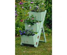 dobar Pflanzentreppe, BxTxH: 41x55x85 cm grün Pflanzgefäße Blumenvasen Wohnaccessoires Pflanzentreppe