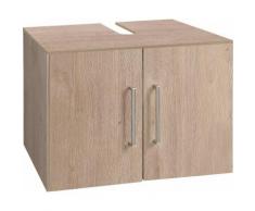 OPTIFIT Waschbeckenunterschrank Samoa, beige, eichefb. natur