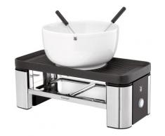 WMF Raclette und Fondue-Set KÜCHENminis für Zwei, 3 Raclettepfännchen, 370 Watt silberfarben Küchenkleingeräte Haushaltsgeräte
