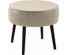Fink Polsterhocker ELLIS, mit runder Sitzfläche beige Hocker Möbel Aufbauservice