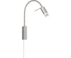 FISCHER & HONSEL Bettleuchte River, LED-Modul, 1 St., Warmweiß grau Bettleuchten Möbelleuchten Lampen Leuchten