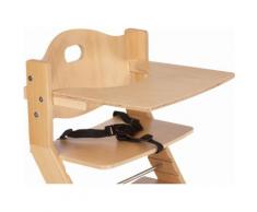 tiSsi Hochstuhltablett "Ablagebrett aus Holz für Hochstuhl Natur" Holz, beige, Neutral, natur