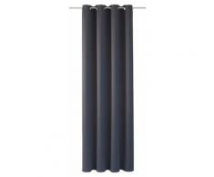 Vorhang Thermal Black out Moondream Ösen 1 Stück, grau, rauchgrau