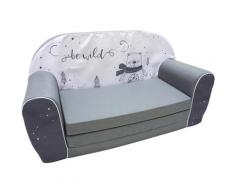 Knorrtoys Sofa Bear, für Kinder; Made in Europe grau Kinder Kindersessel Kindersofas Kindermöbel Sofas