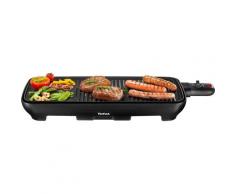 Tefal Tischgrill TG3918 Malaga 2000 Watt, schwarz, schwarz