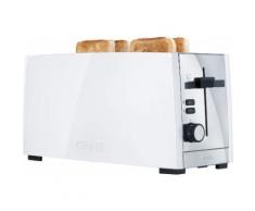 Graef Toaster TO 101, weiß-matt, für 4 Scheiben, 1380 Watt weiß 2-Scheiben-Toaster Haushaltsgeräte
