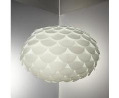 B.K.Licht LED Pendelleuchte Artemis, E27, Hängeleuchte Puzzle Lampe Blume E27 Kinderzimmer Wohnraum Ø46cm weiß Deckenleuchten Lampen Leuchten sofort lieferbar