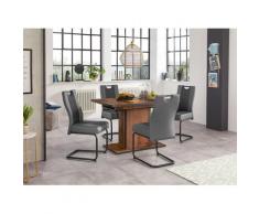 HELA Essgruppe (Set, 5-tlg) grau Essgruppen Tische Sitzmöbel-Sets