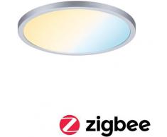 Paulmann LED Einbauleuchte Smart Home Zigbee Areo VariFit IP44 230mm 16W Chrom matt, LED-Modul, 1 St., warmweiß - kaltweiß, Weiß Tunable White grau Strahler LED-Lampen und LED-Leuchten Lampen Leuchten