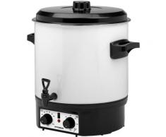 Hyundai Einkochautomat PC200, 27 l Füllmenge, 1800 W, Liter, Platz für 14 Gläser, Timer bis zu 120 Min., Thermostat, akustischer Alarm, wärmeisolierte Griffe schwarz Küchenkleingeräte Haushaltsgeräte
