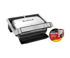 Tefal Kontaktgrill GC707D OptiGrill Deluxe 2000 Watt, schwarz, edelstahlfarben-schwarz