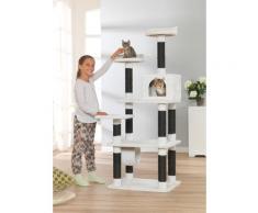 ABUKI Kratzbaum Snow, hoch, BxTxH: 60x50x155 cm weiß Kratz- Kletterbäume Katze Tierbedarf