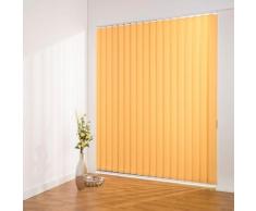 Liedeco Lamellenvorhang Vertikalanlage perlex - 127 mm Lamelle, Kürzbare Perlex orange Lamellen Rollos Jalousien