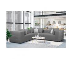 Places of Style Ecksofa Novum, grau, Neutral, anthrazit