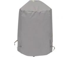 Tepro Grill-Schutzhülle, BxLxH: 73x73x90 cm, für Kugelgrill groß grau Zubehör Grills Garten Balkon Planen