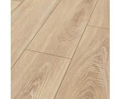 BODENMEISTER Laminat "Dielenoptik Eiche hell sägerau" Hartbodenbeläge Landhausdiele 1380 x 244 mm, Stärke: 8 mm braun