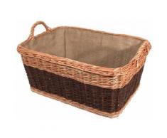 Franz Müller Flechtwaren Dekokorb Flechtwerk, beige, braun-natur
