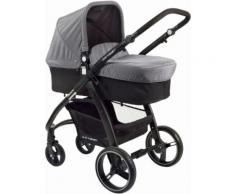 CHIC4BABY Kombi-Kinderwagen Volare, grau-schwarz, inklusive Sportsitz; Kinderwagen grau Baby Ab Geburt Altersempfehlung