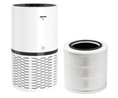 MEDION Luftreiniger "MD 10171" HEPA FILTER (H13) App-Sprachsteuerung weiß Luftbefeuchter