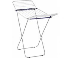 Leifheit Wäscheständer Siena 150 Aluminium, silberfarben, silberfarben-blau