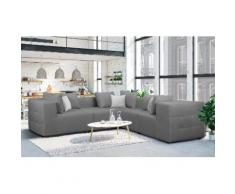 Places of Style Ecksofa Novum, grau, Neutral, anthrazit