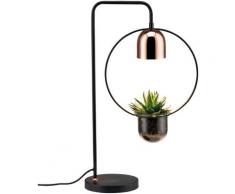 Paulmann LED Tischleuchte Fanja Pflanzenleuchte Schwarz/Kupfer, GU10, 1 St. schwarz Lampen und Leuchten Wohnzimmer Landhaus Charme